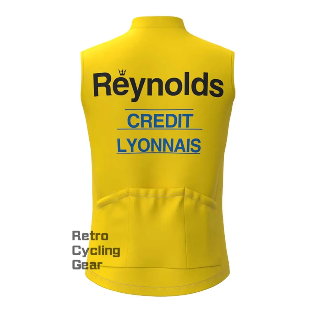 1990s yellow Reynolds Retro Cycling Vest