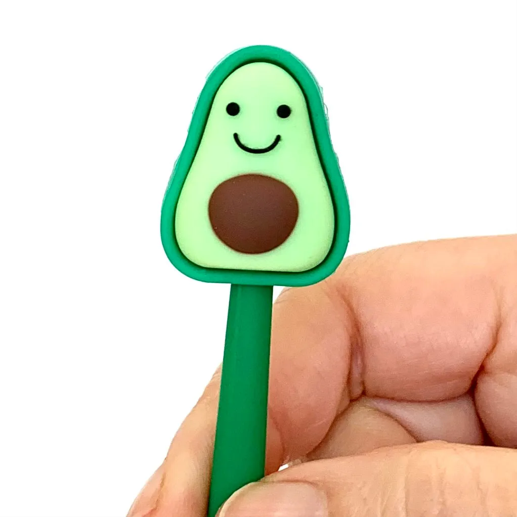 22375 AVOCADO WIGGLE BUDDY GEL PEN-48