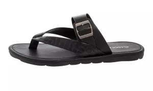 Adolfo Men's Leo Croc Toe Thong Sandal