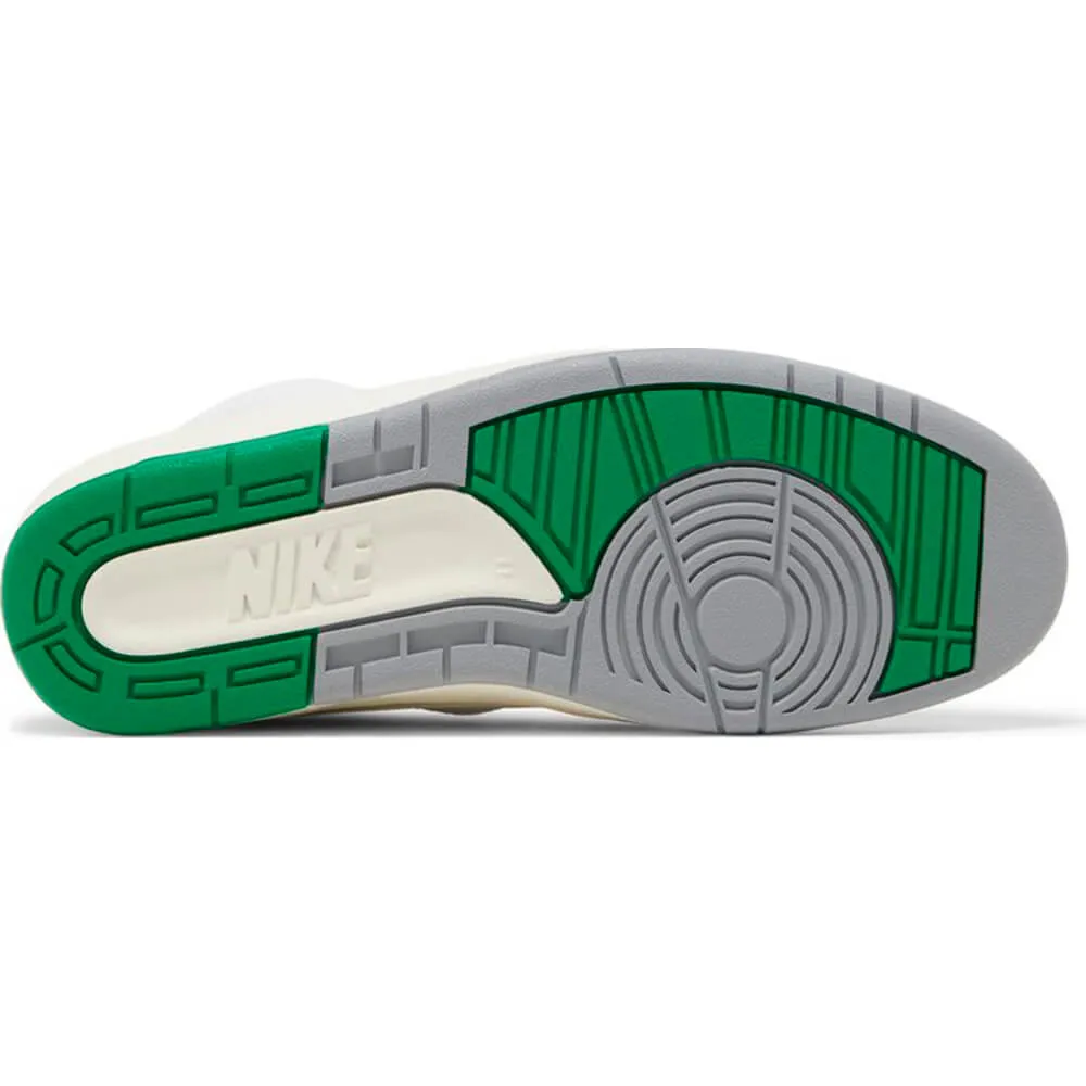 Air Jordan 2 Retro 'Lucky Green' Sneakers, White/Green