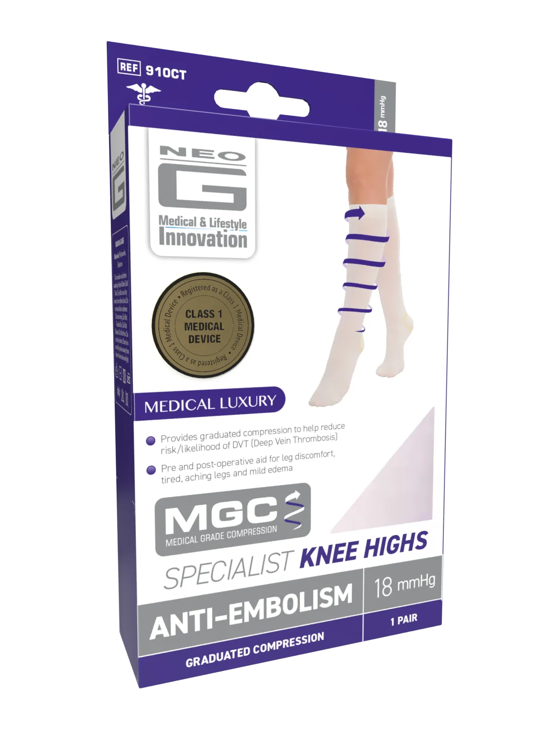 Anti-Embolism Knee Highs (Closed Toe)