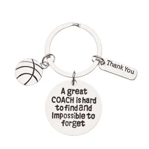 Basketball Great Coach is Hard to Find Coach Keychain