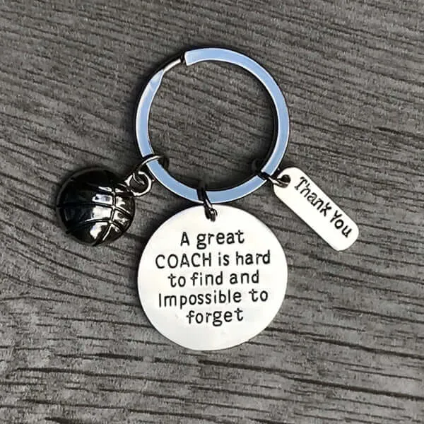 Basketball Great Coach is Hard to Find Coach Keychain