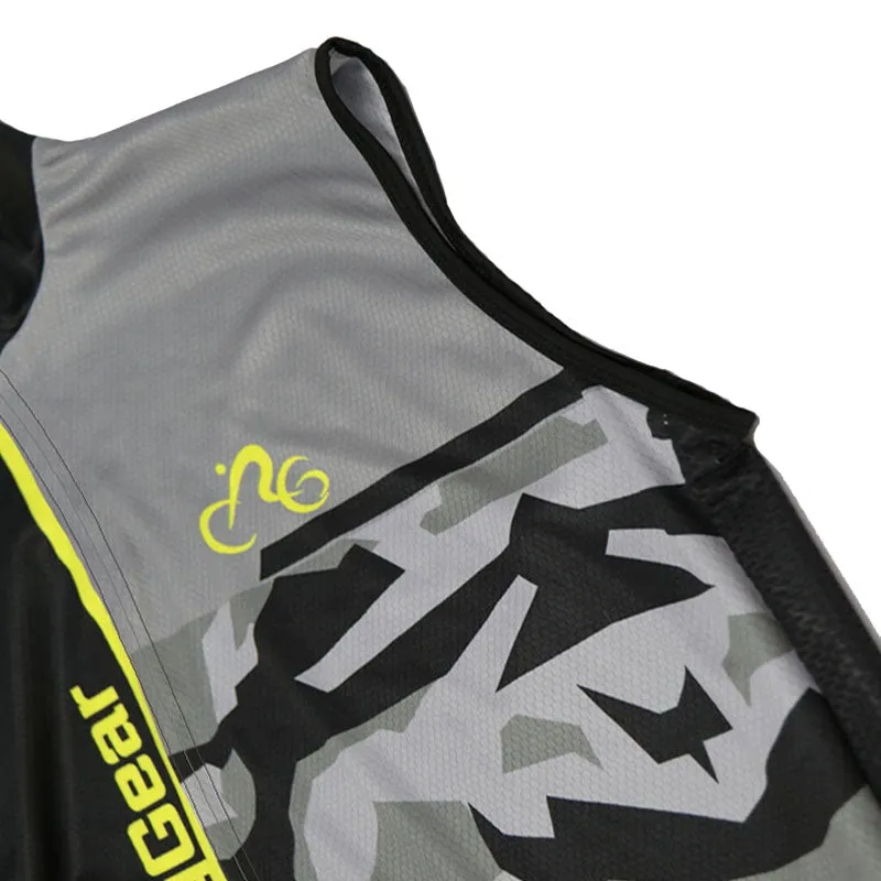 Black Reynolds Retro Cycling Vest