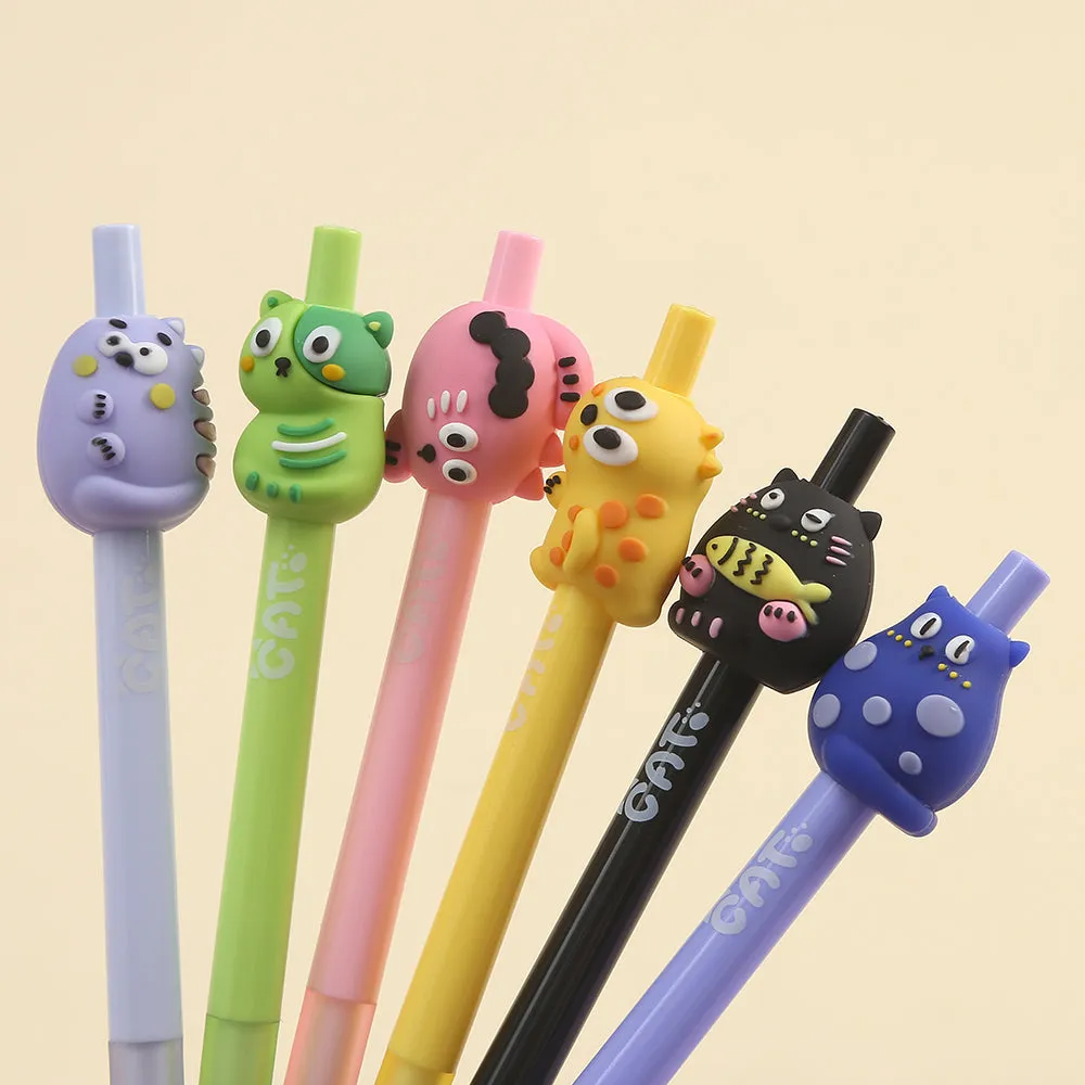 Cats Retractable Gel Pen