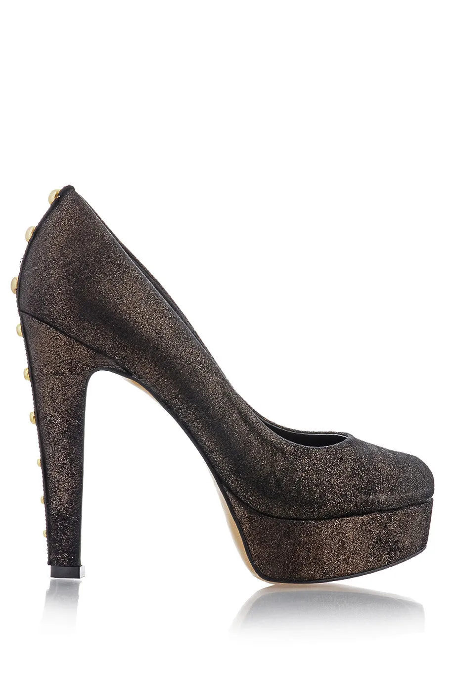 CECCONELLO EVLIN Bronze Platform Pumps