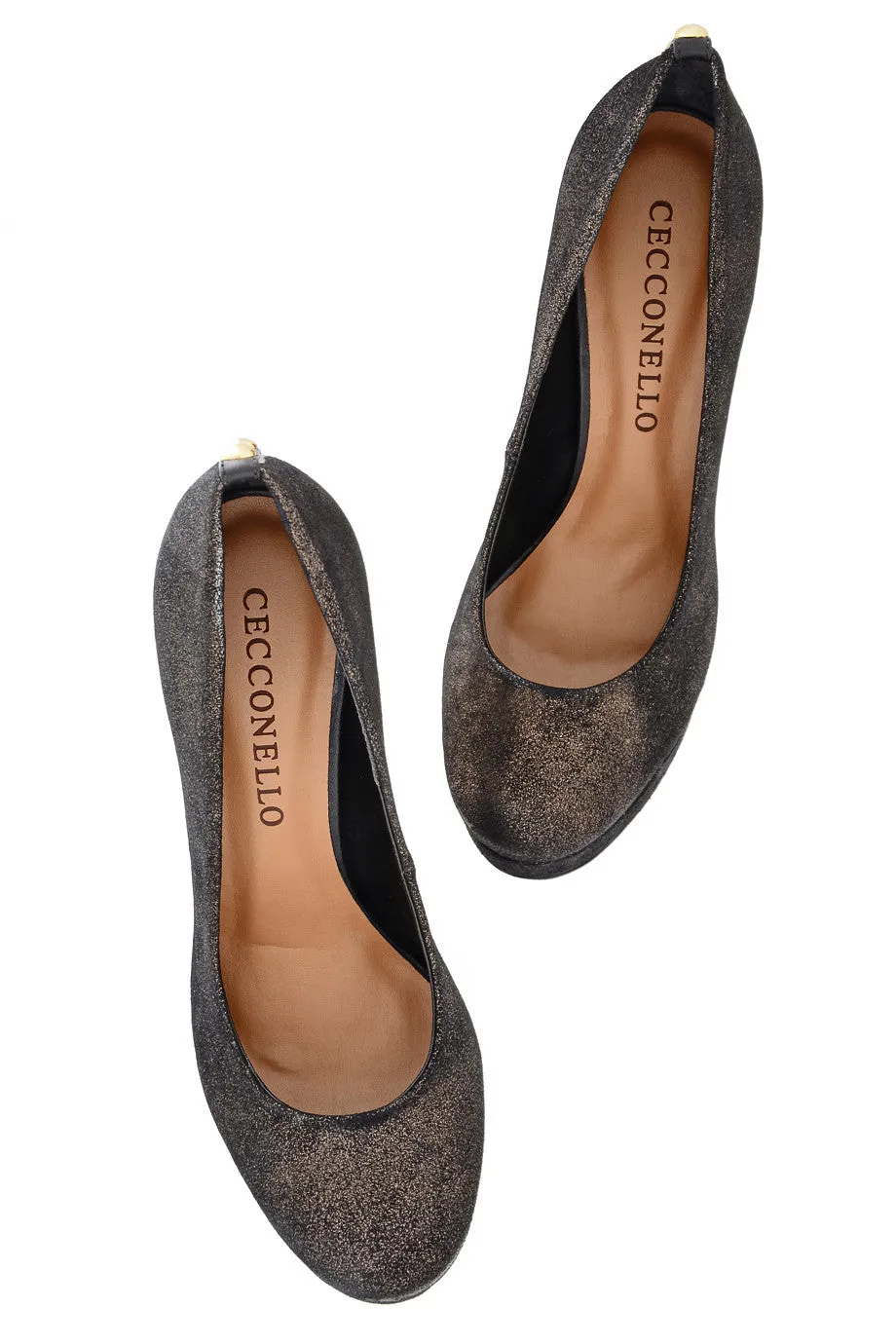 CECCONELLO EVLIN Bronze Platform Pumps