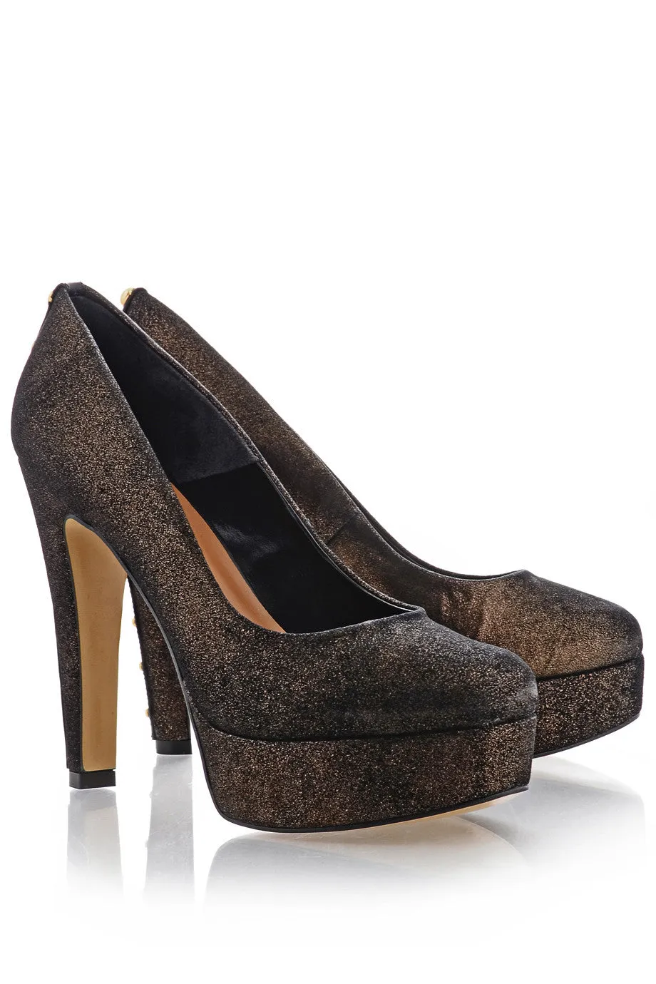 CECCONELLO EVLIN Bronze Platform Pumps