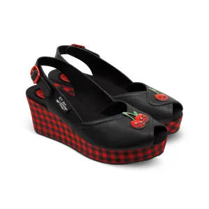 Chocolaticas® Death Cherry Women's Sandal