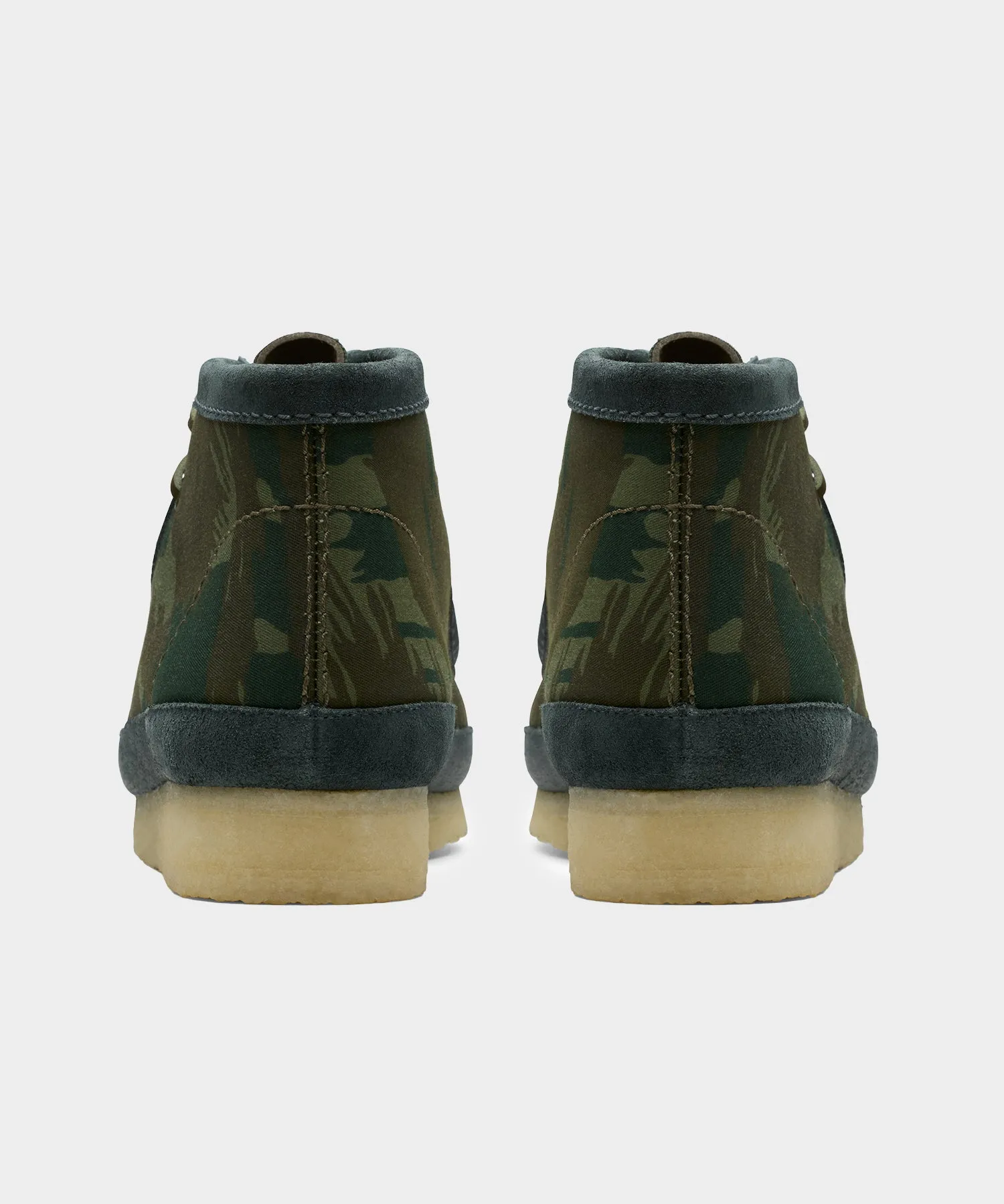 Clarks Wallabee Harajuku in Green Camo