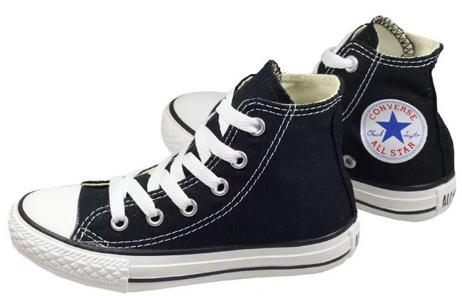 Converse Shoes Kids All Star High Black White