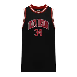 Delta Upsilon Black Basketball Jersey