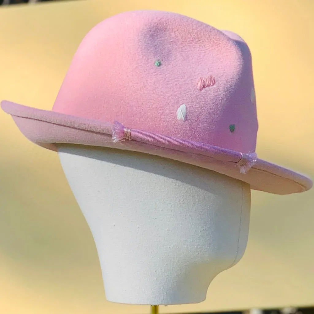 Dina Fedora in Perfect Pink