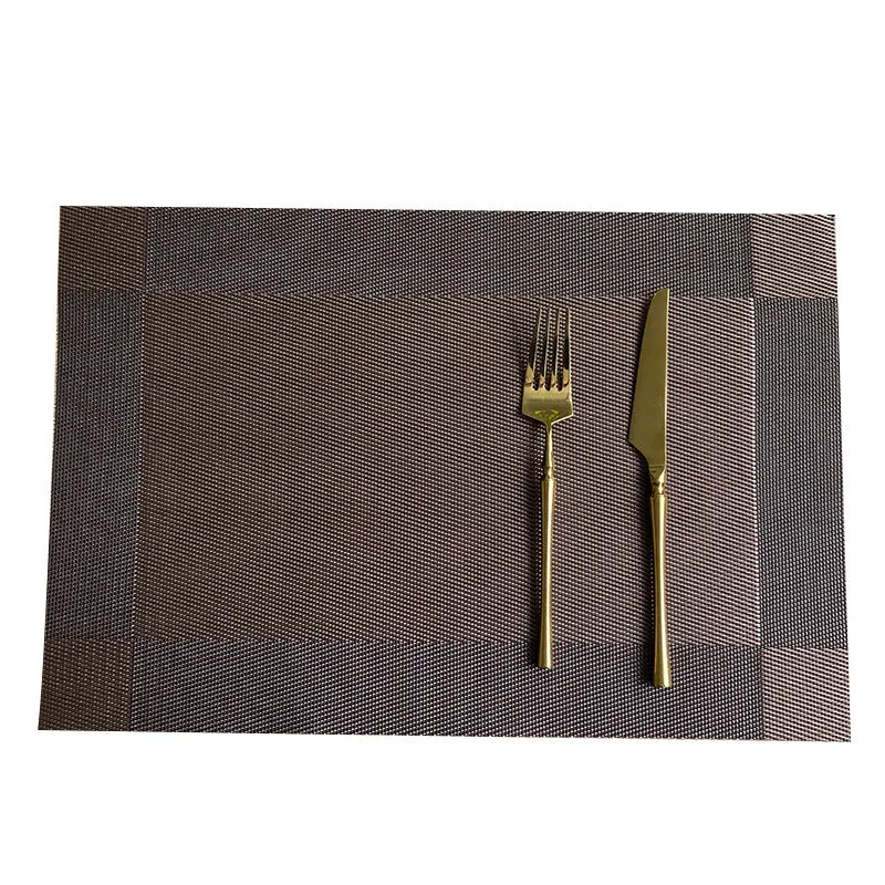 Dining Table Mat Western-Style Place PVC   Cup Mats