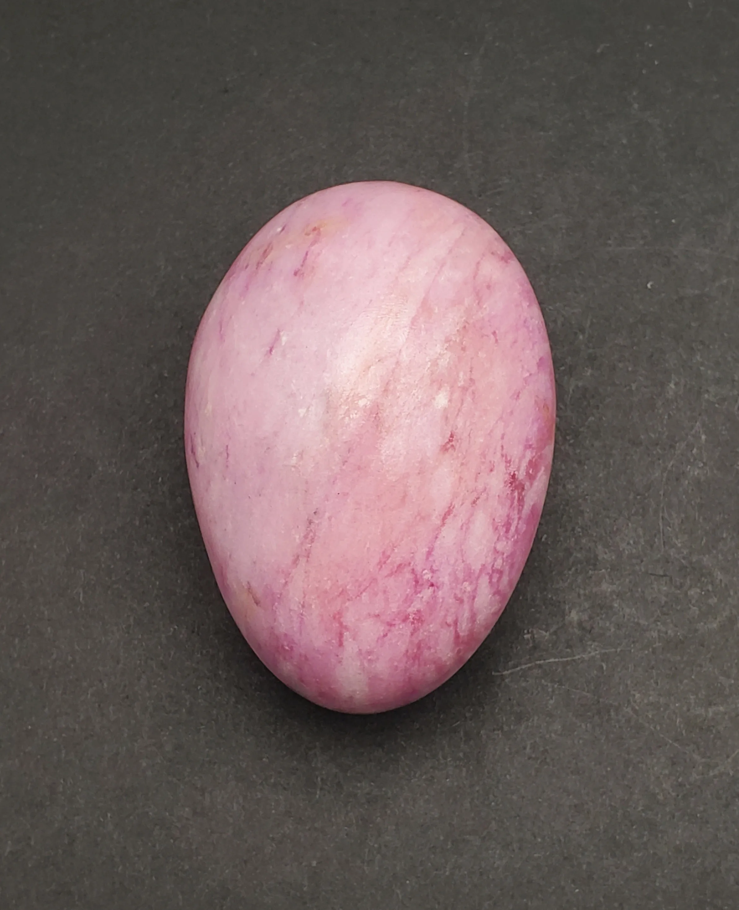 Dyed Pink Polished Stone Egg