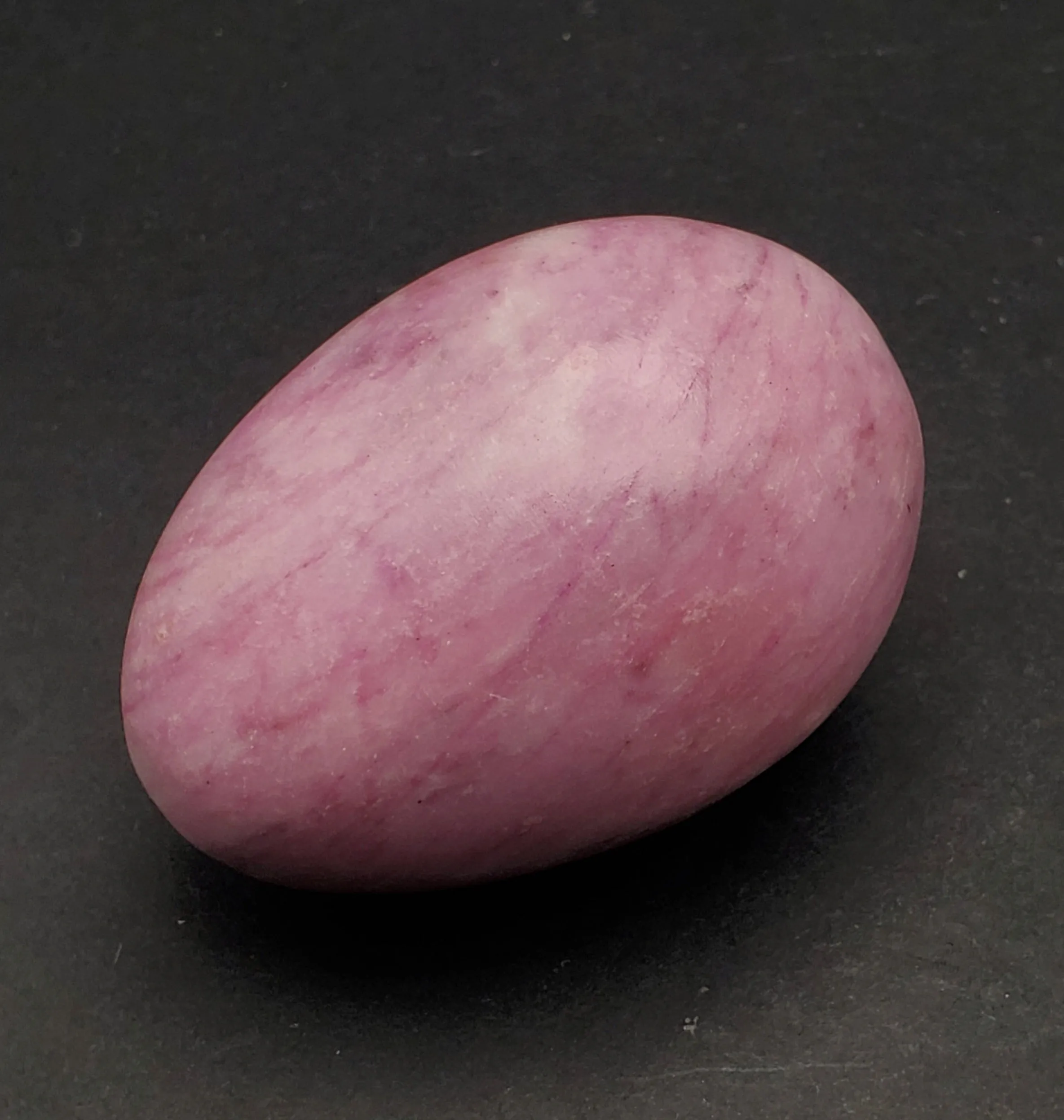 Dyed Pink Polished Stone Egg