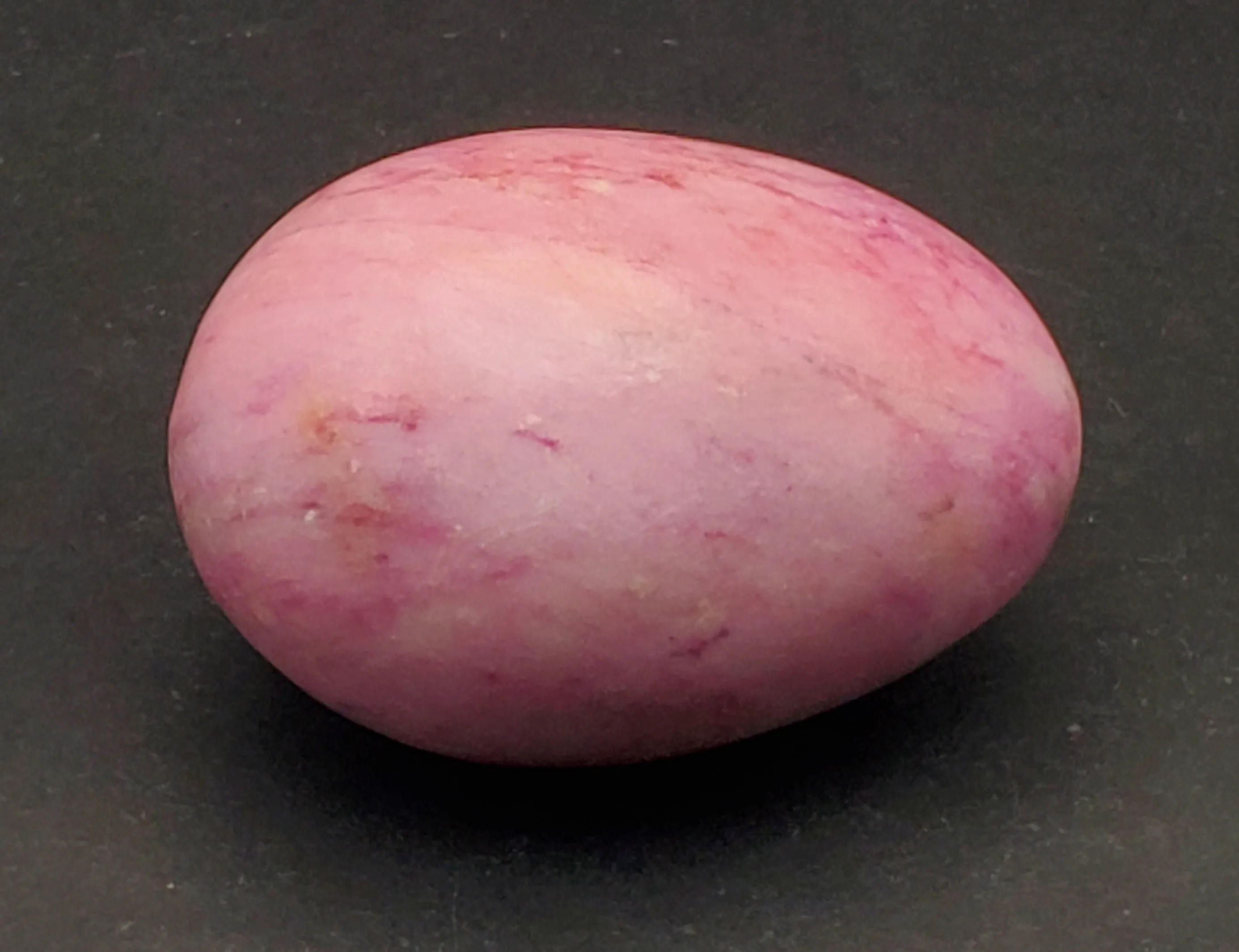 Dyed Pink Polished Stone Egg