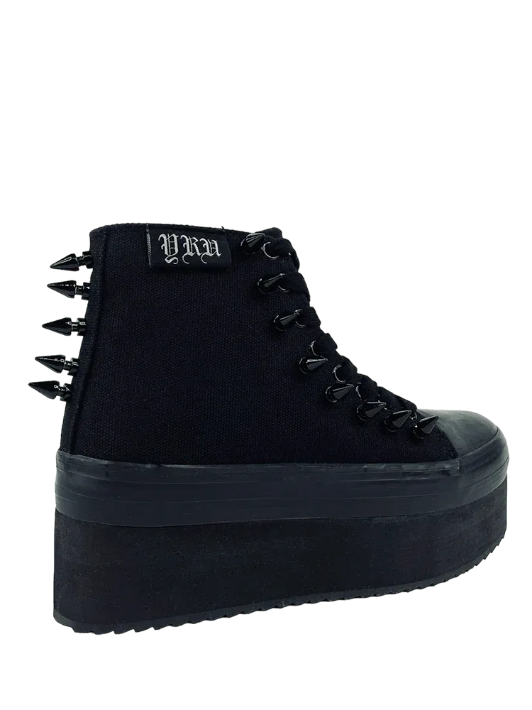 ELEVATION SPIKE BLACKOUT PLATFORM SNEAKERS