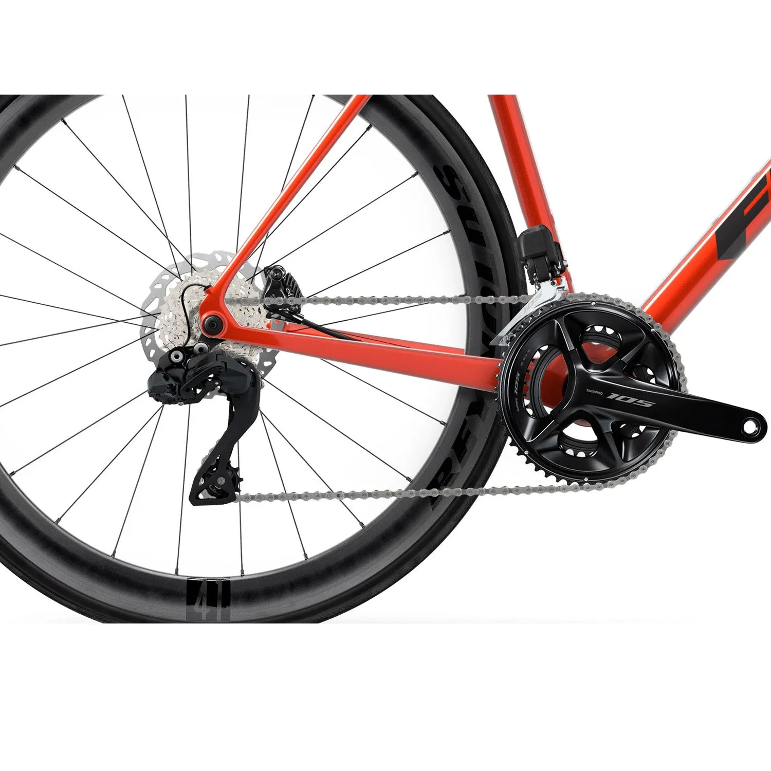 Felt FR Advance 105 DI2, 2025 Road Bike, Fast Orange, 58cm