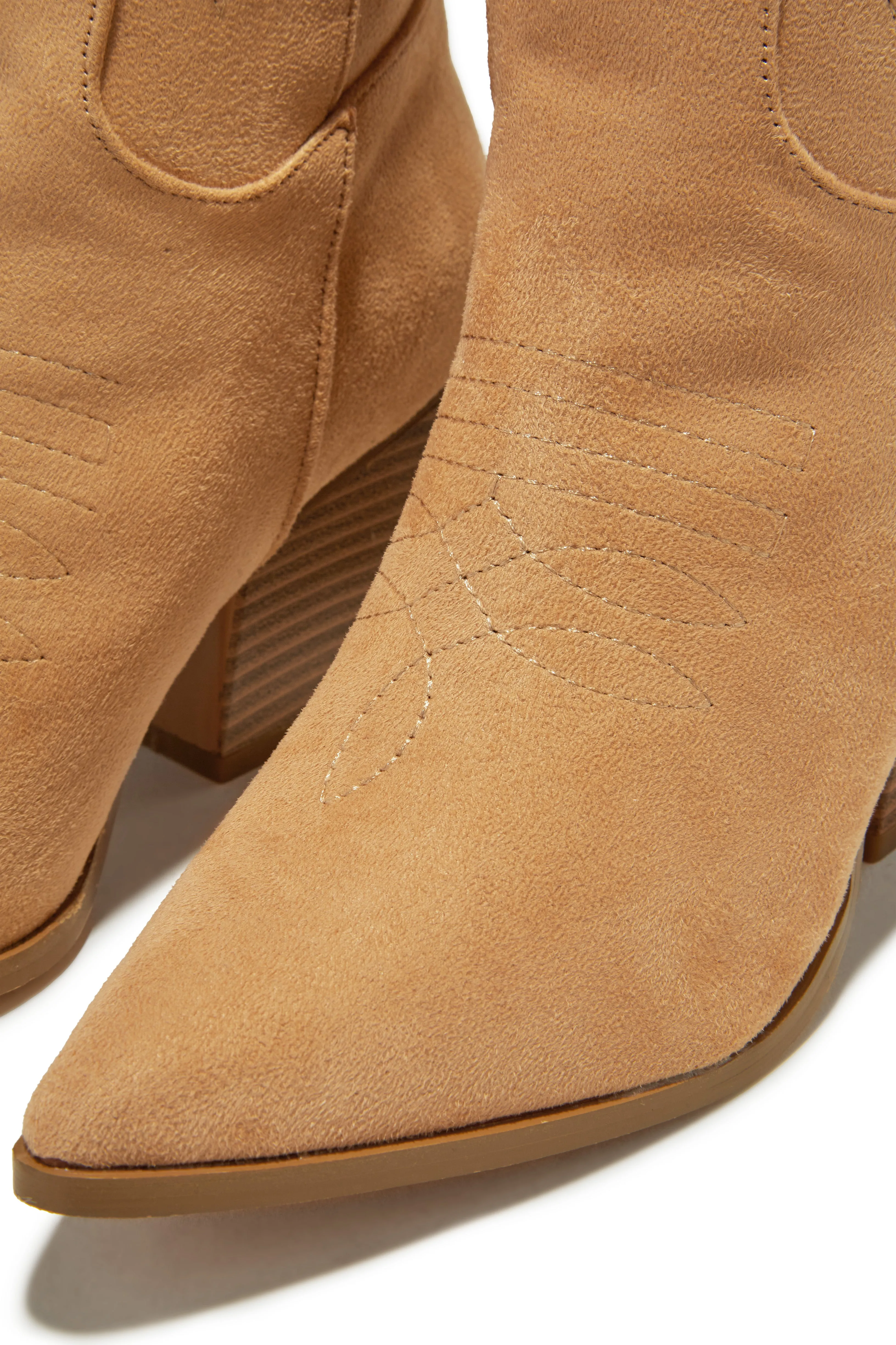 Festival Ready Cowgirl Boots - Camel