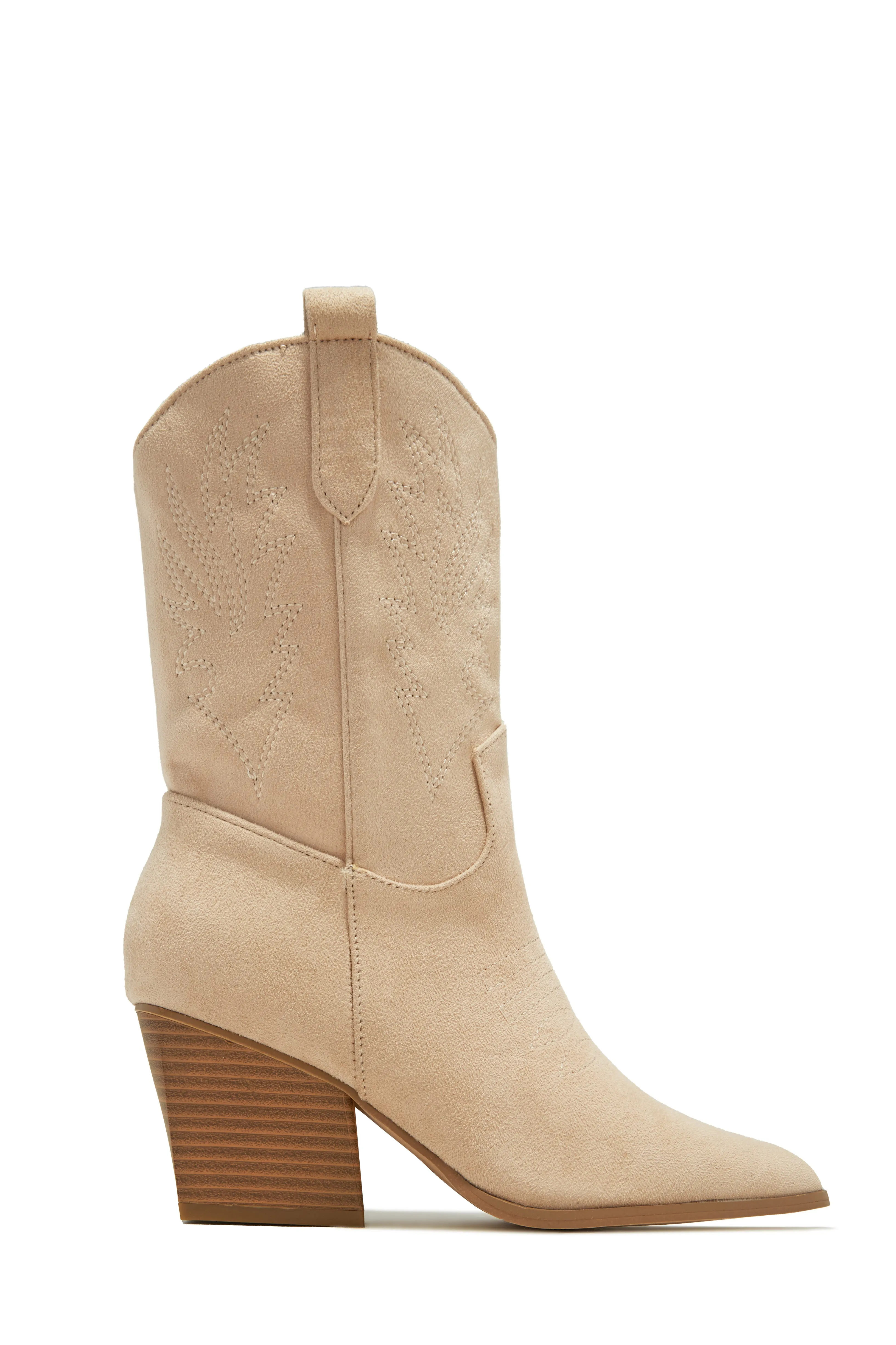 Festival Ready Cowgirl Boots - Camel