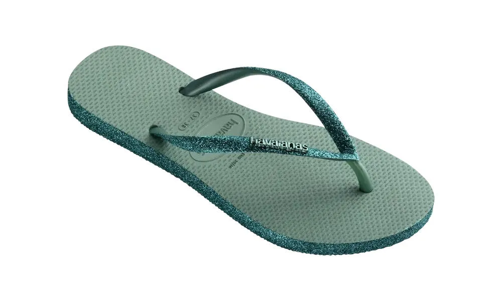 Havaianas Womens Slim Sparkle II Clay