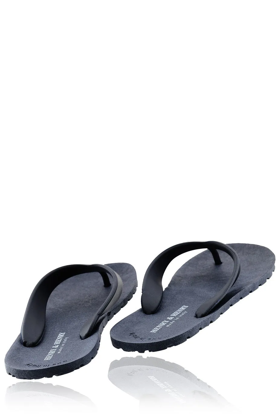 HENRY & HENRY FLIPPER Navy Blue Flip Flops