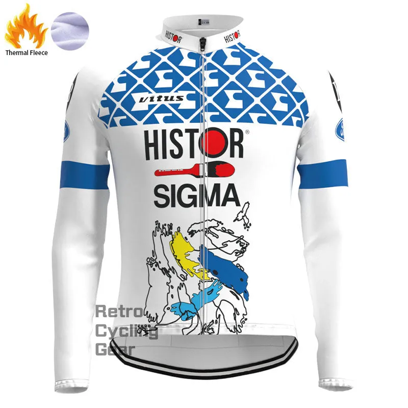 Hstor Fleece Retro Long Sleeves Jerseys