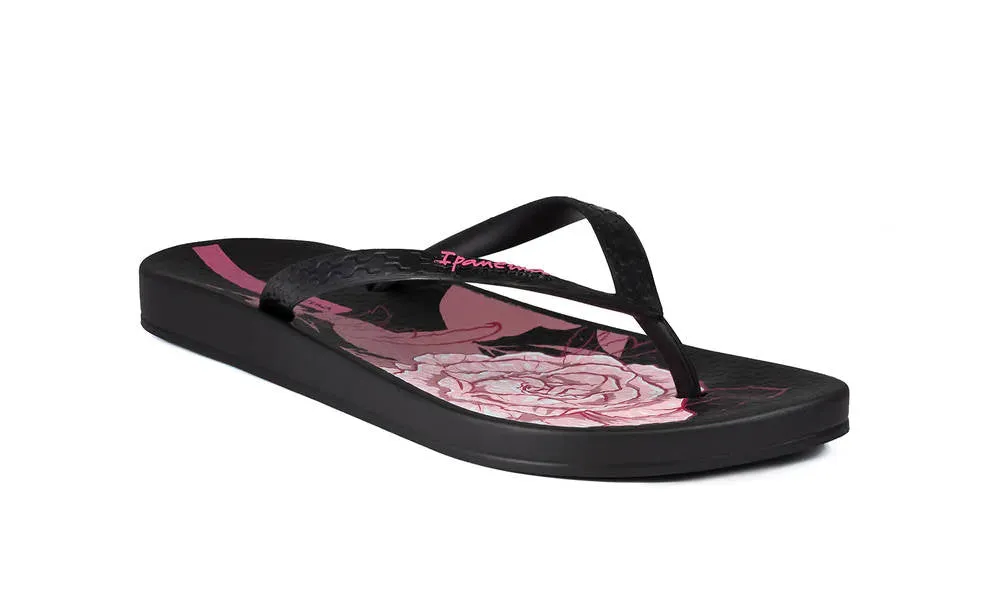 Ipanema Womens Anatomic Temas Black Pink