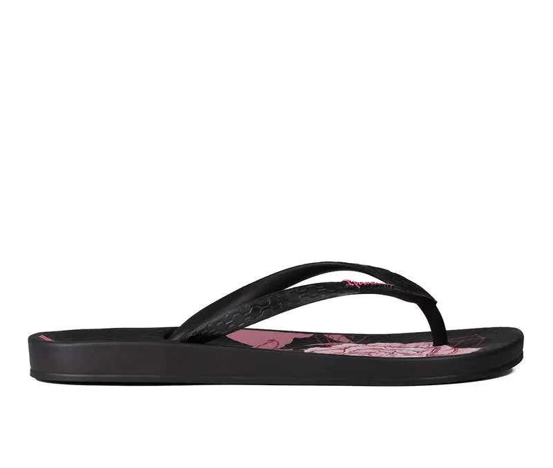 Ipanema Womens Anatomic Temas Black Pink