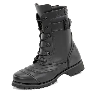 Joe Rocket Ladies Black Combat Leather Boots