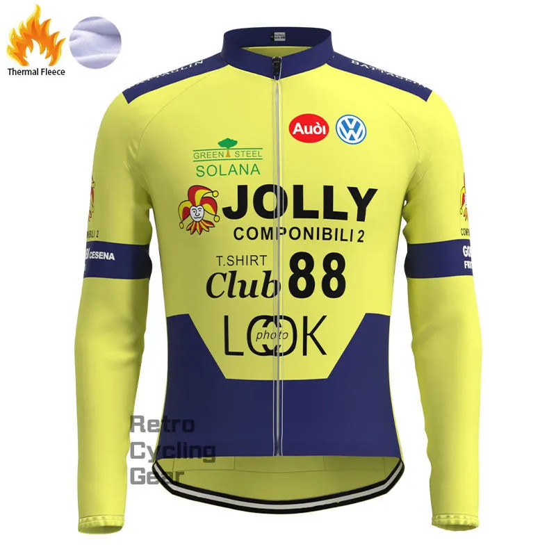 JOLLY Fleece Retro Long Sleeves Jerseys