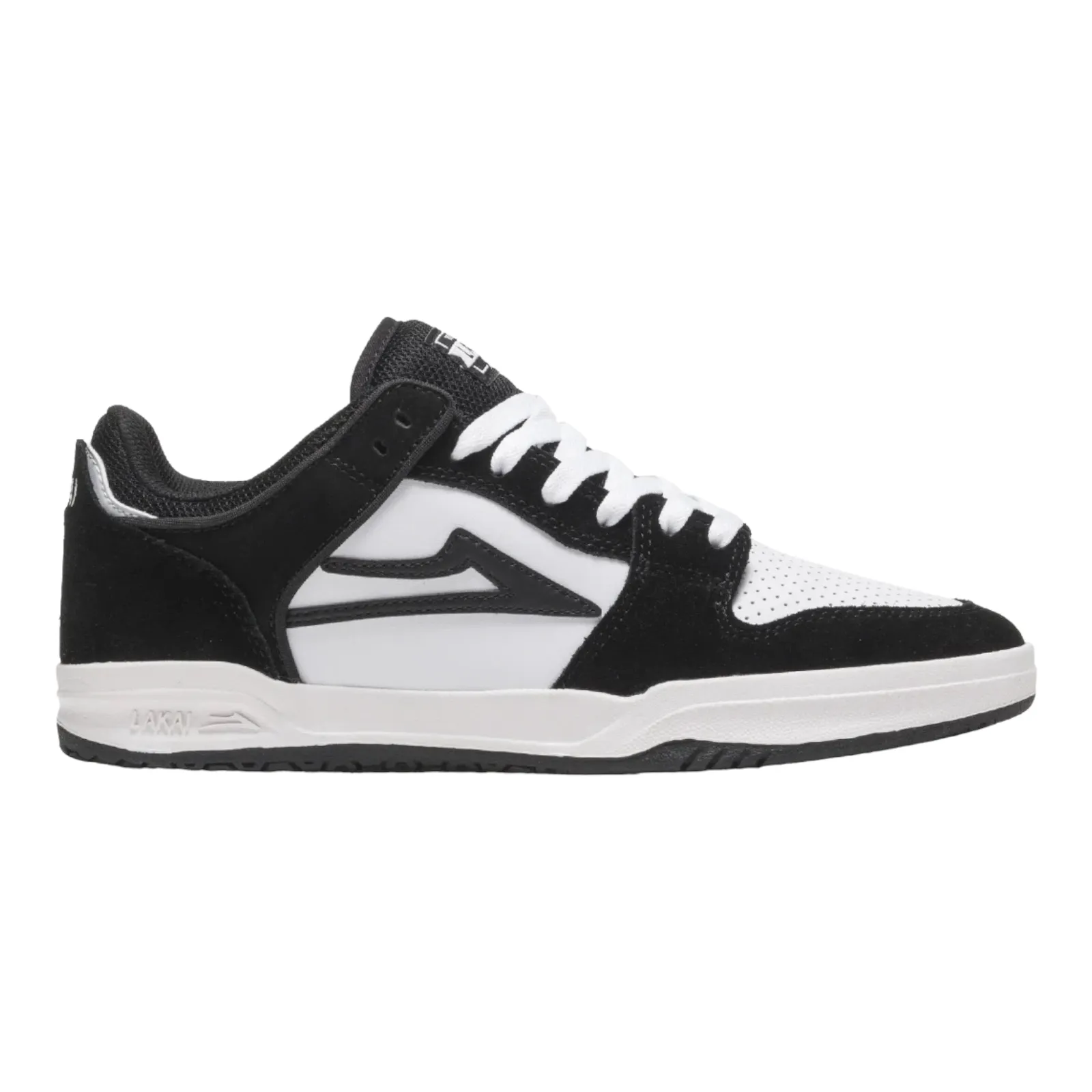 Lakai Telford Low Black White Suede