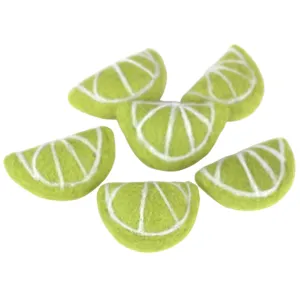 Lime Slices Fruit Shapes