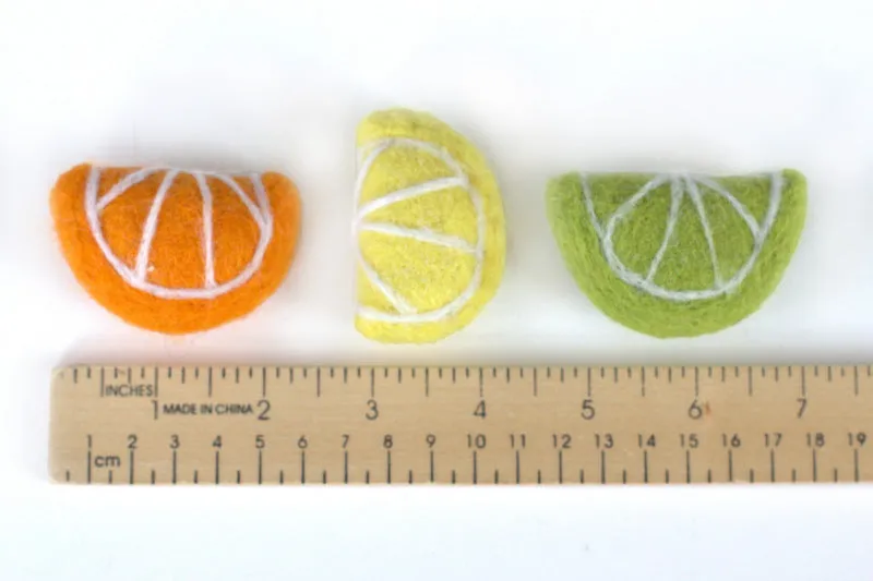 Lime Slices Fruit Shapes