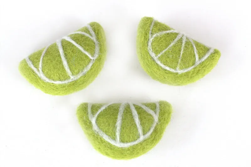 Lime Slices Fruit Shapes