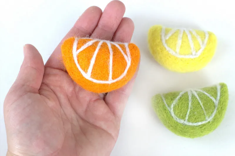 Lime Slices Fruit Shapes