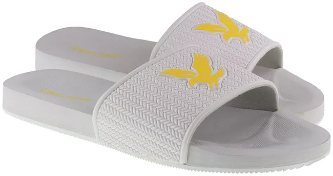 Lyle and Scott Mens Easy Slide White