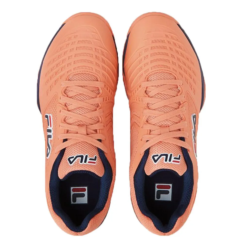 Men's Axilus 2 Energized Tennis Shoes Shell Coral and Fila Navy