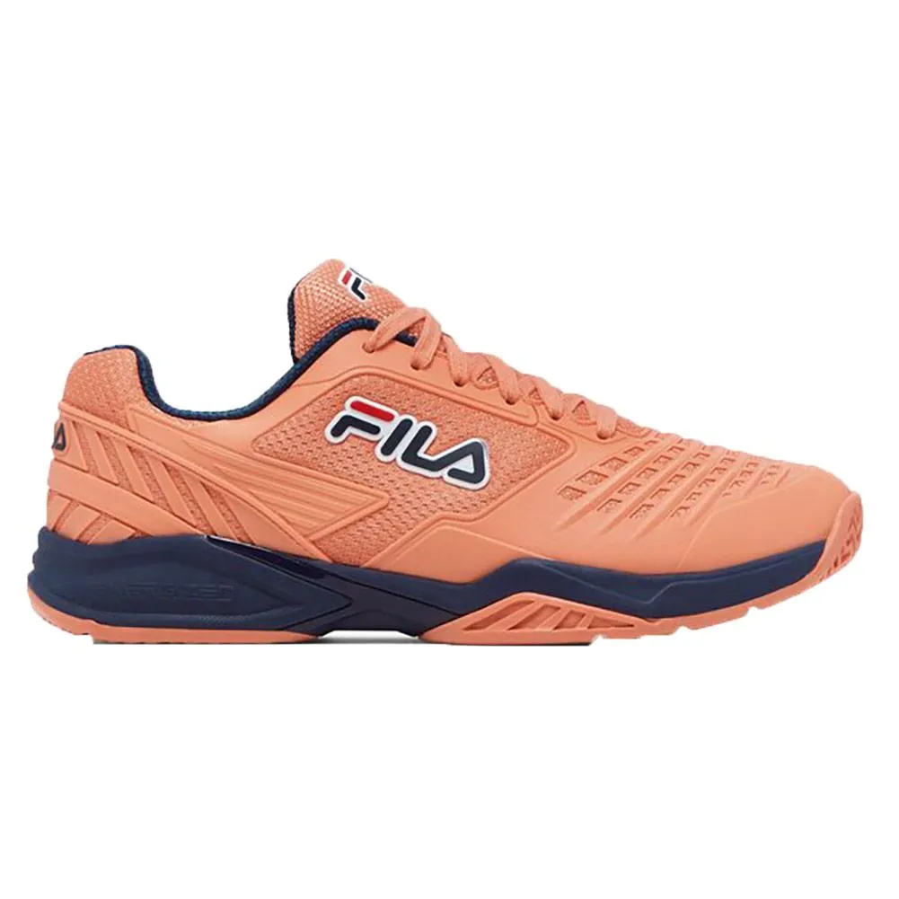 Men's Axilus 2 Energized Tennis Shoes Shell Coral and Fila Navy