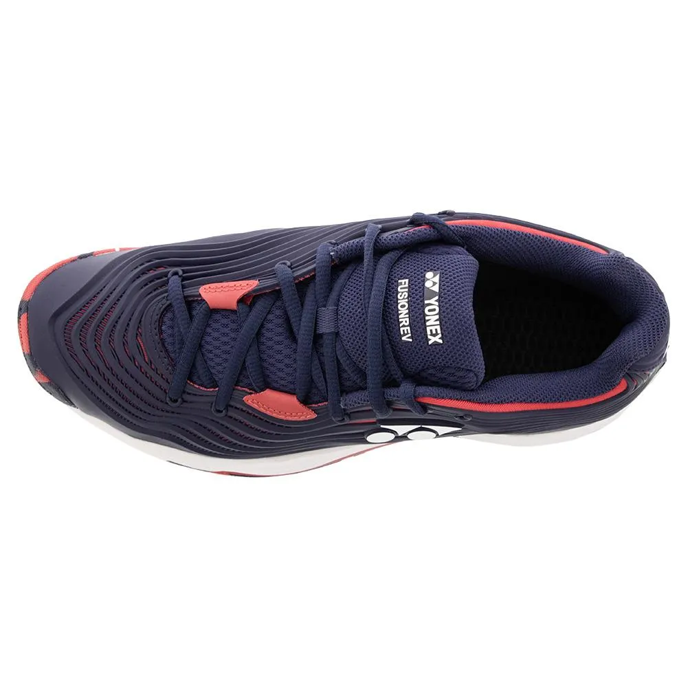 Men`s Power Cushion Fusionrev 5 Tennis Shoes Navy and Red