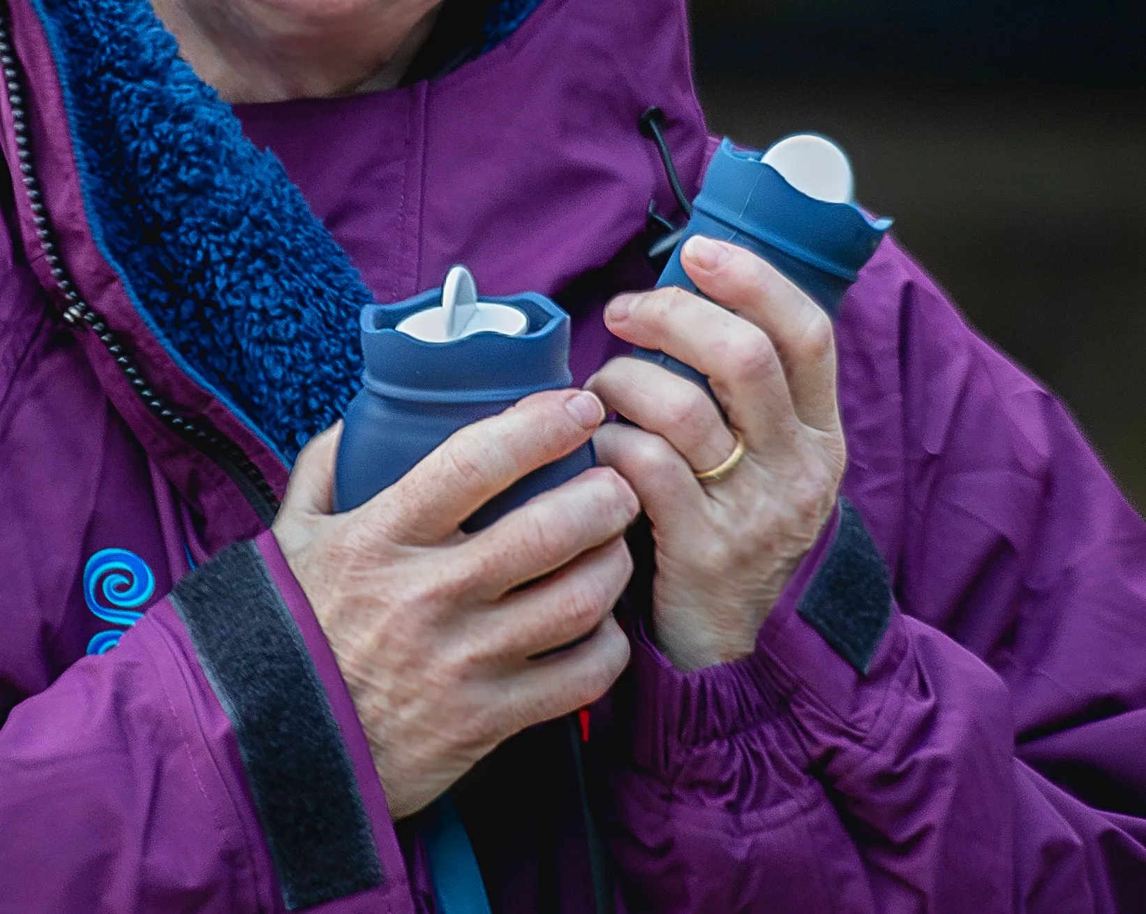 Mini hot water bottle