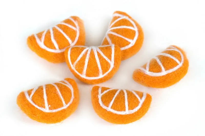 Orange Slices Fruit Shapes