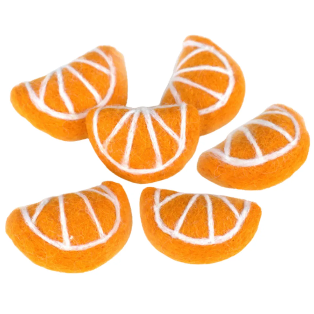 Orange Slices Fruit Shapes