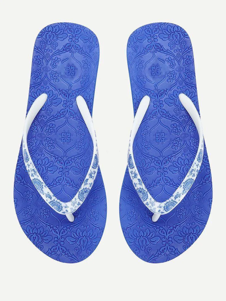 Porcelain Flip Flops