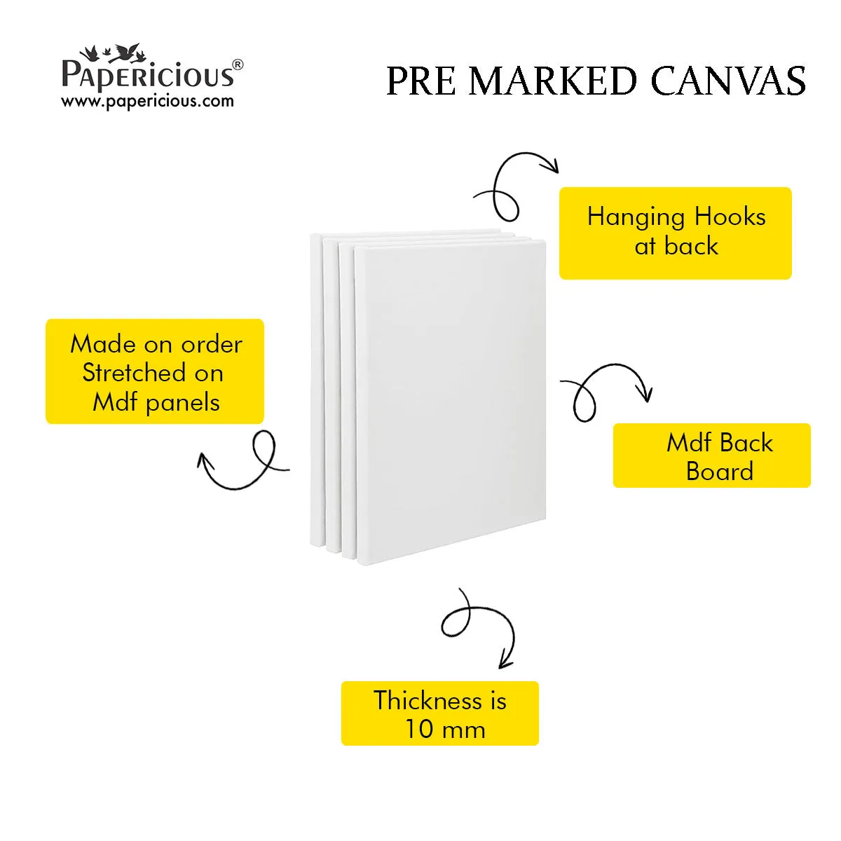 Pre Marked DIY Canvas - Boho Art - Style 10