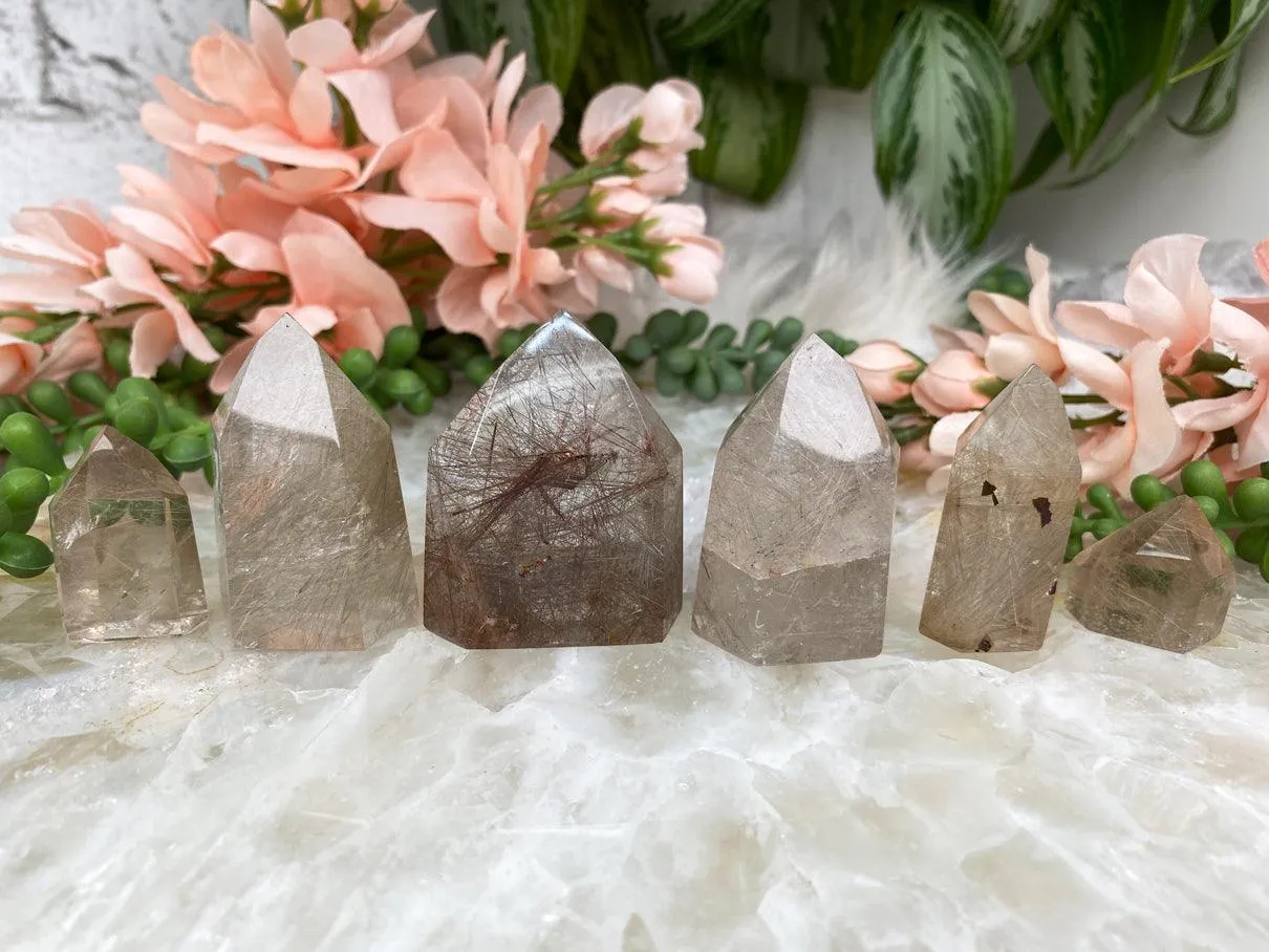 Rutile Quartz Points