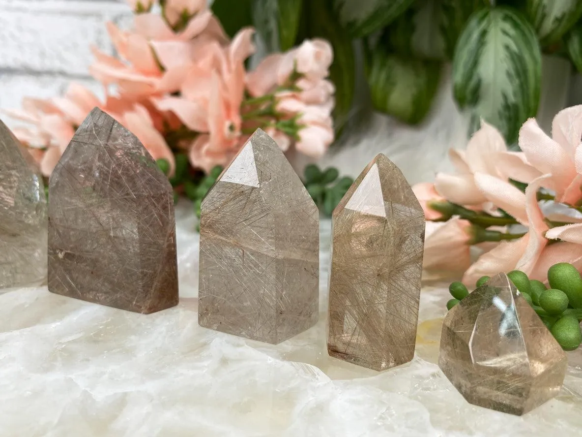 Rutile Quartz Points