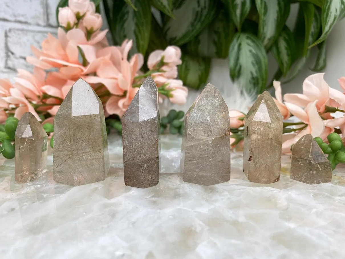 Rutile Quartz Points