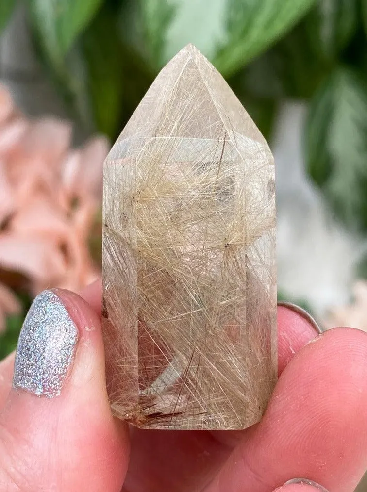 Rutile Quartz Points